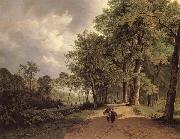 Barend Cornelis Koekkoek View of a Park china oil painting reproduction